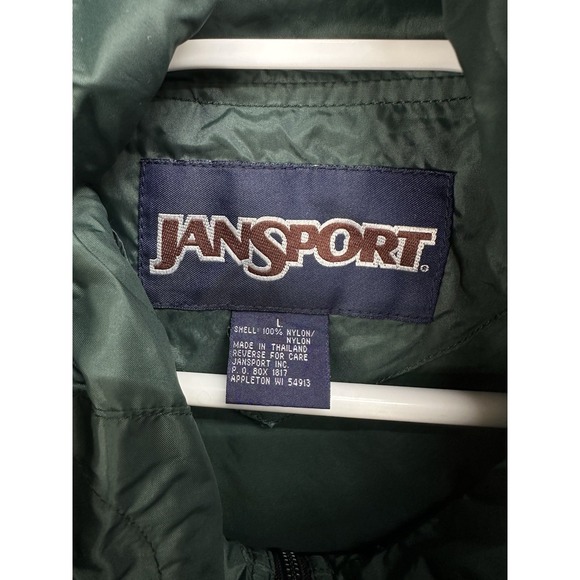 Jansport Colorblock Anorak Packable Windbreaker Jacket Men's L / Vintage 90s - Picture 4 of 6